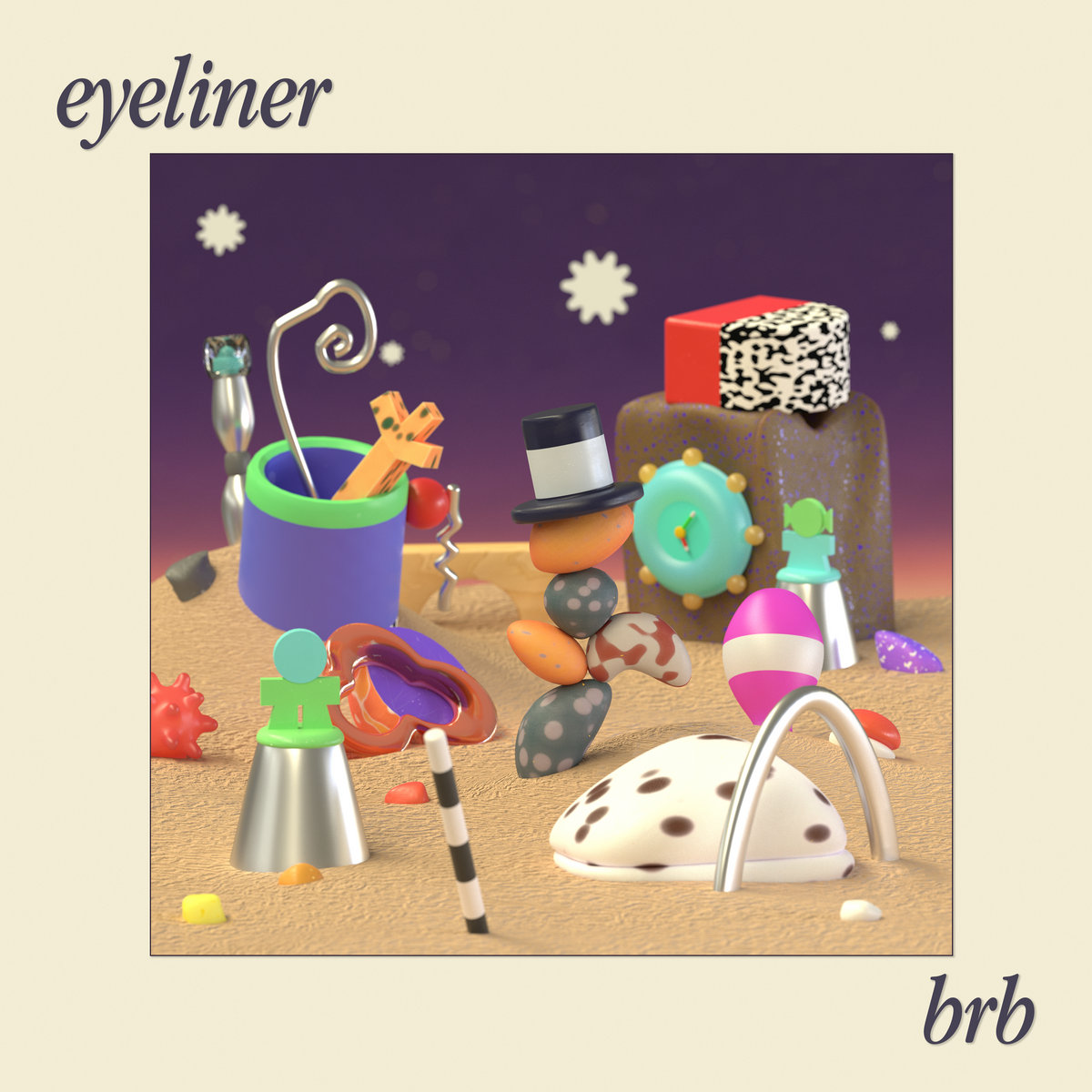 Album art for "brb" by Eyeliner